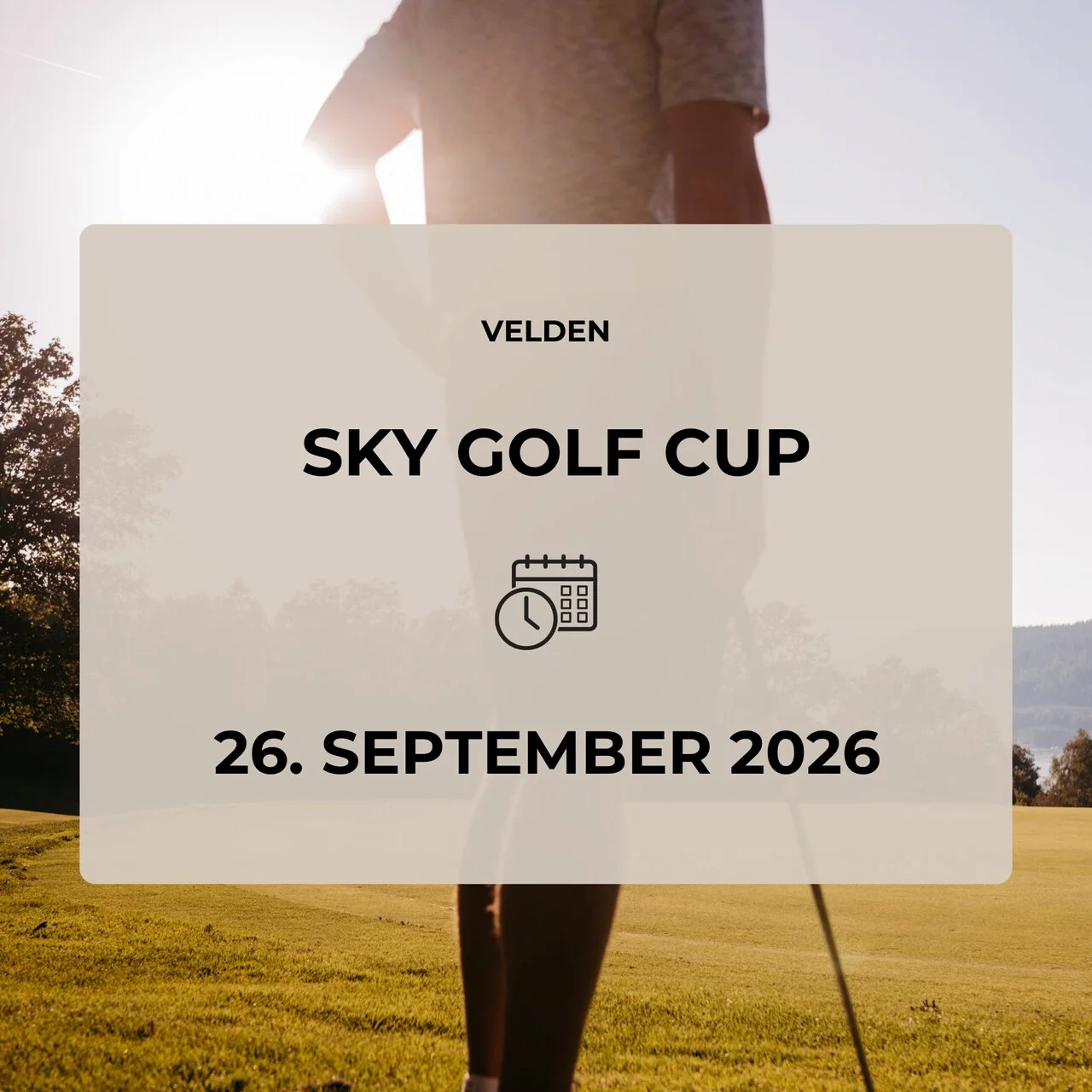 SKY Golfcup in Velden am Wörthersee Hotel Post