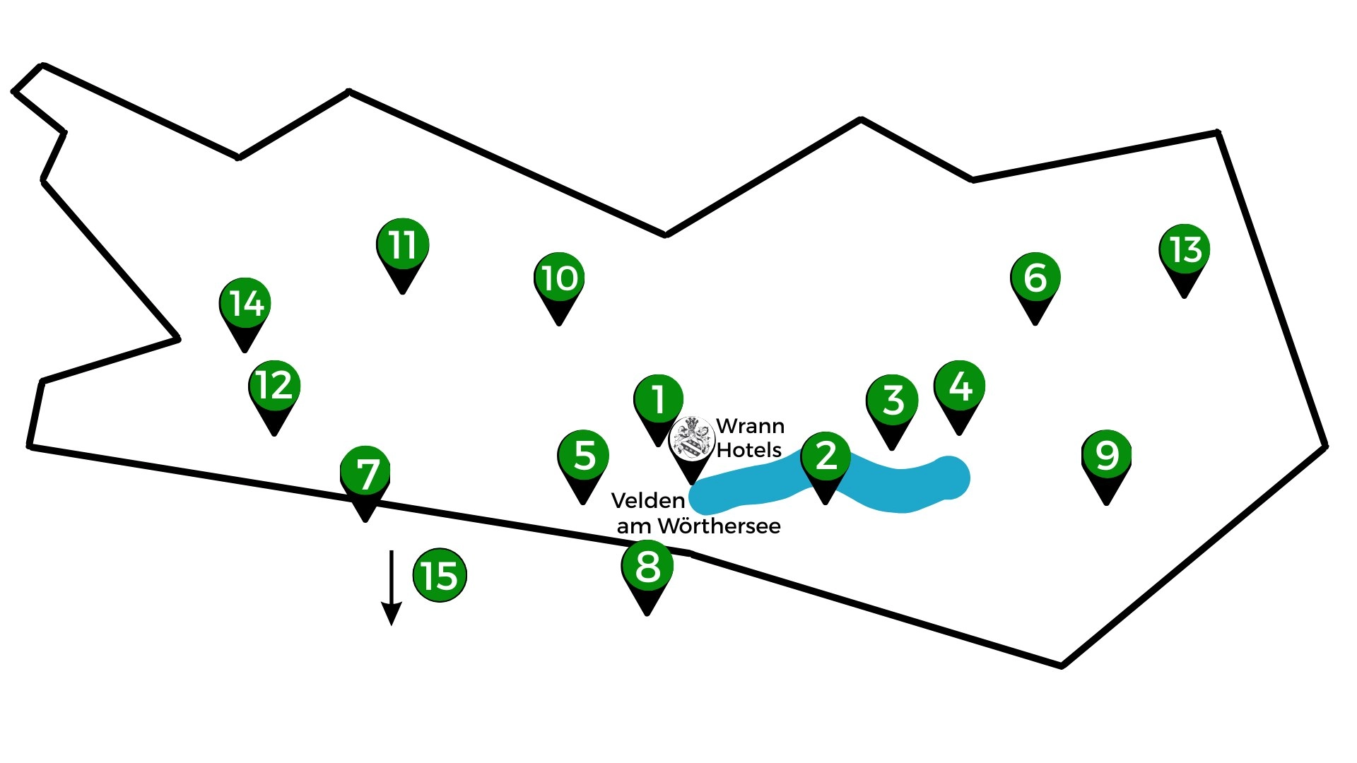 Golfpl&auml;tze Alpe Adria N&auml;he Hotel Post Velden W&ouml;rthersee